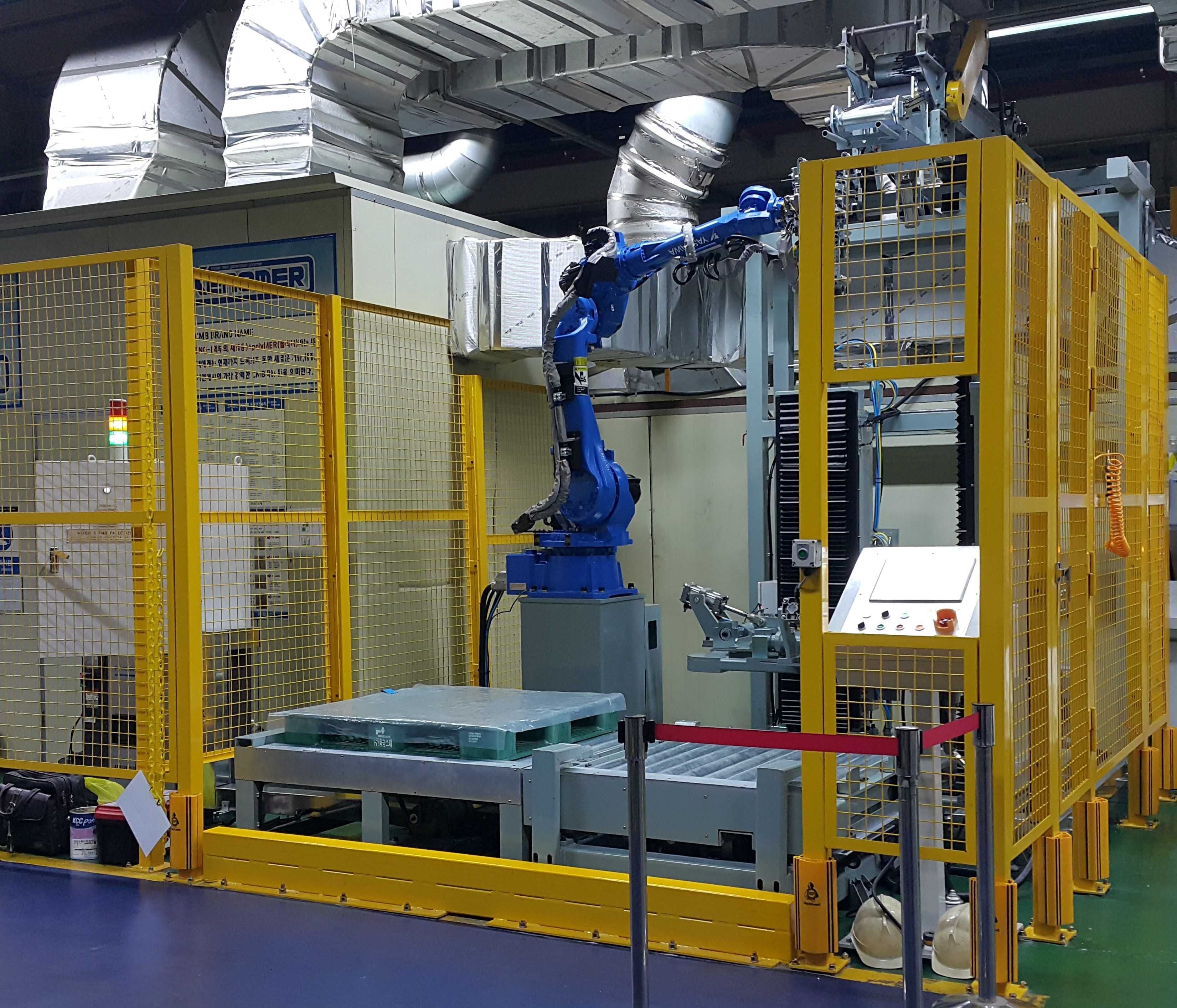 고무리본 자동적재 로봇시스템 main