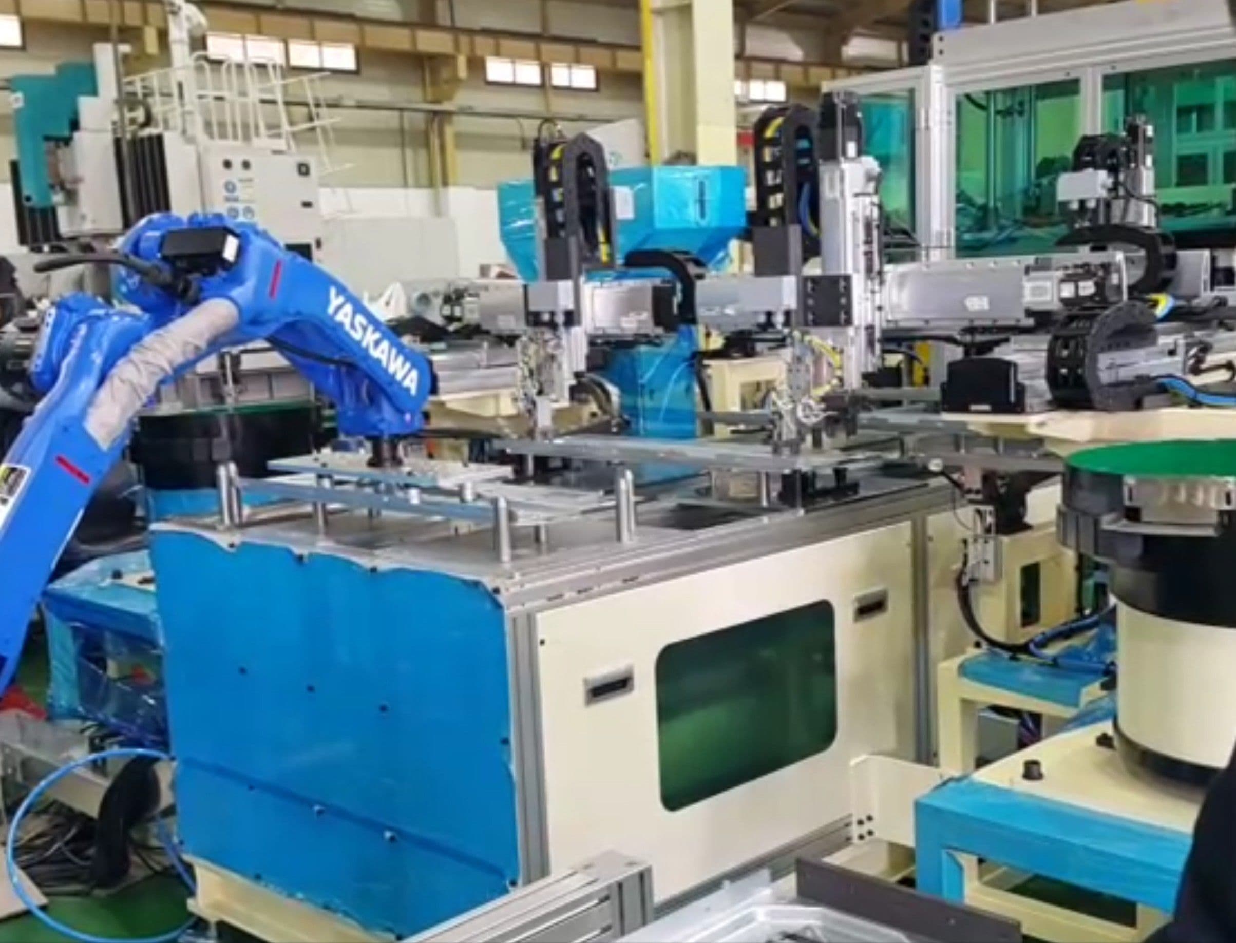 냉장고 컴프 베이스 조립 FA line main