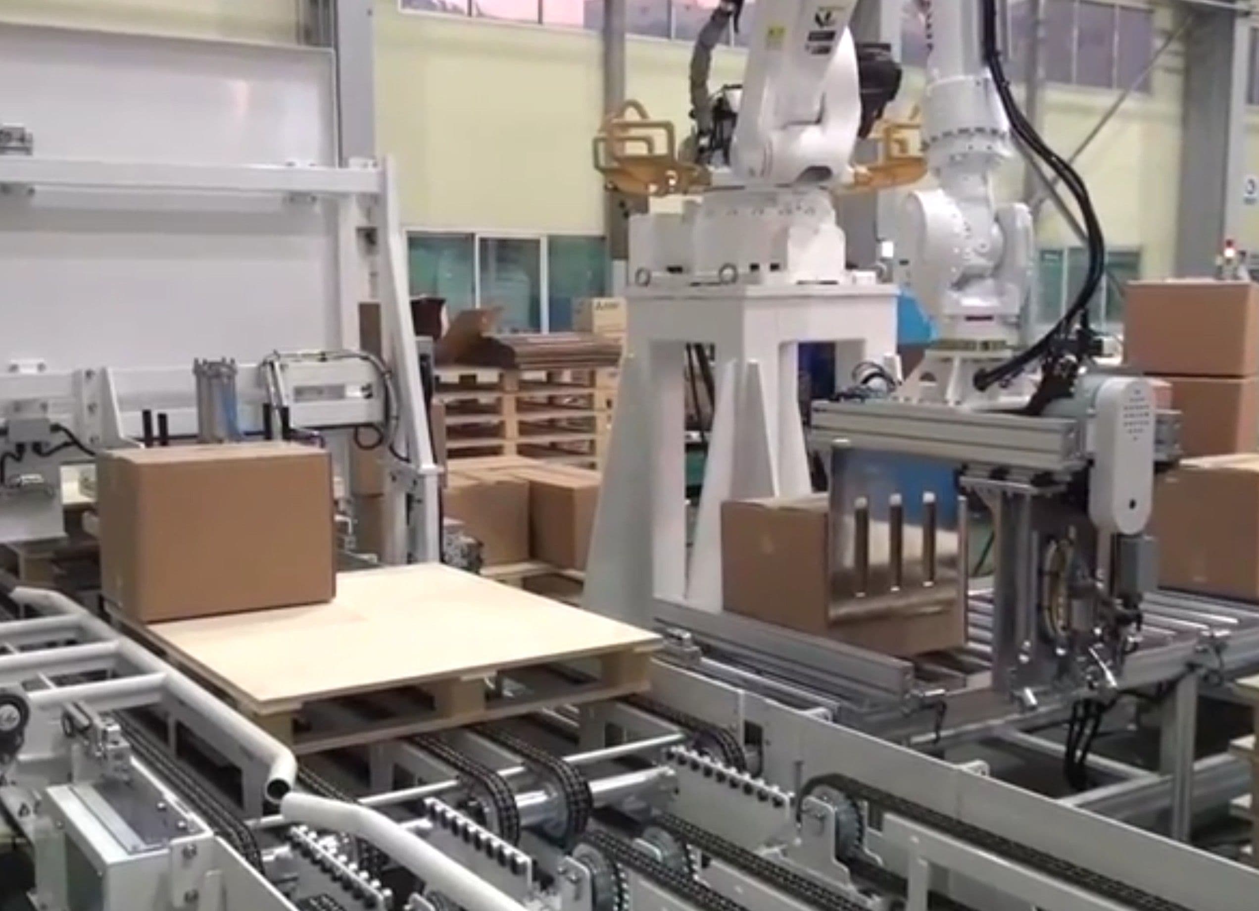 무인 자동 박스 적재 FA 로봇 시스템 main