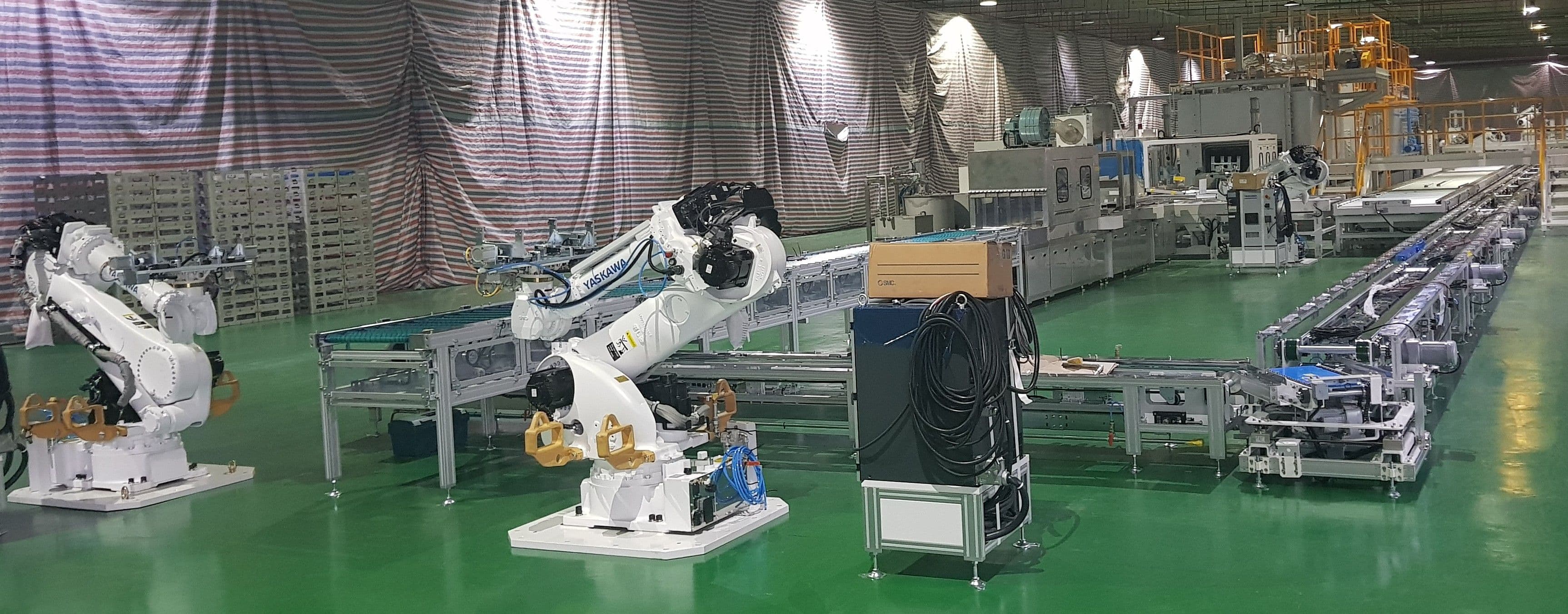 무인 자동 열교환기 생산 FA 로봇 시스템 main